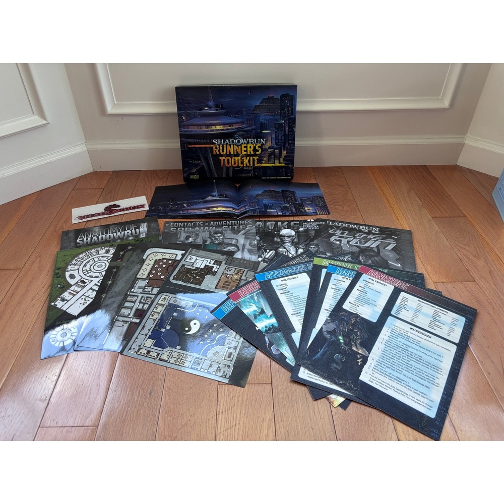 Catalyst Game Labs Shadowrun Runner's Toolkit Box Set RPG Accessory
